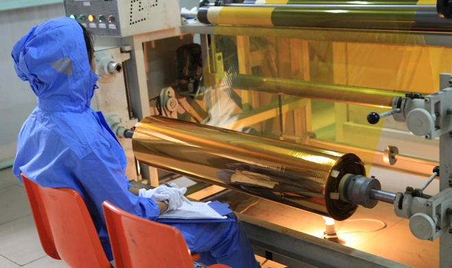 Proceso de cinta de poliimida